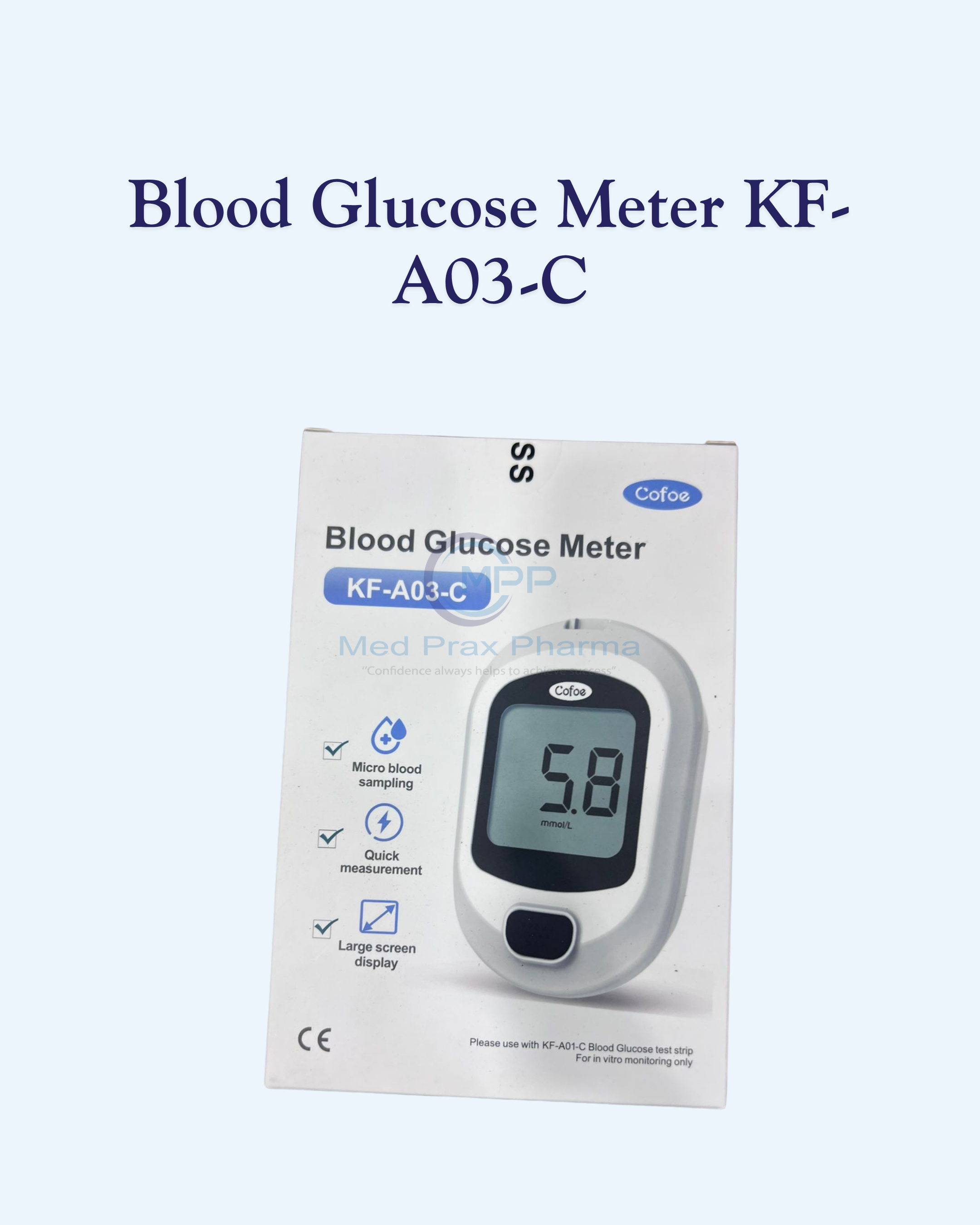 Cofoe Blood Glucose Meter KF-A03-C