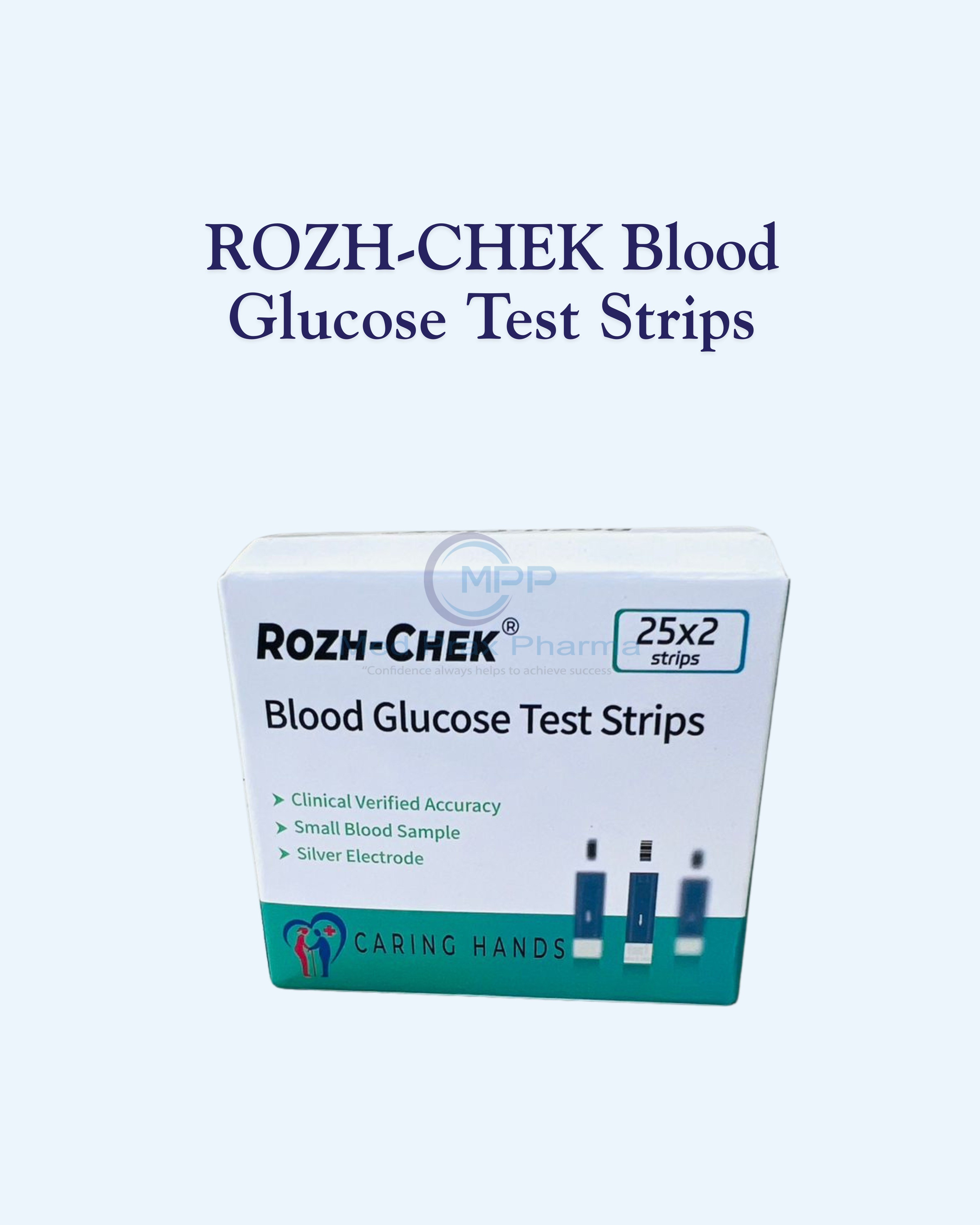 ROZH-CHEK Blood Glucose Test Strips 25×2