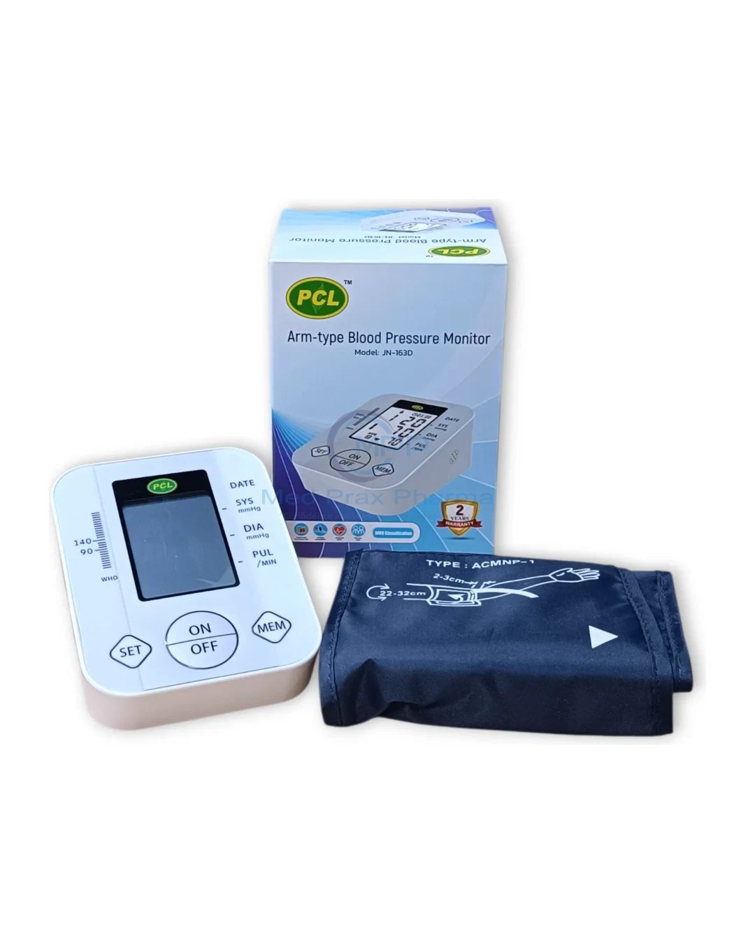 PCL Arm-Type Digital Blood Pressure Monitor JN-163D