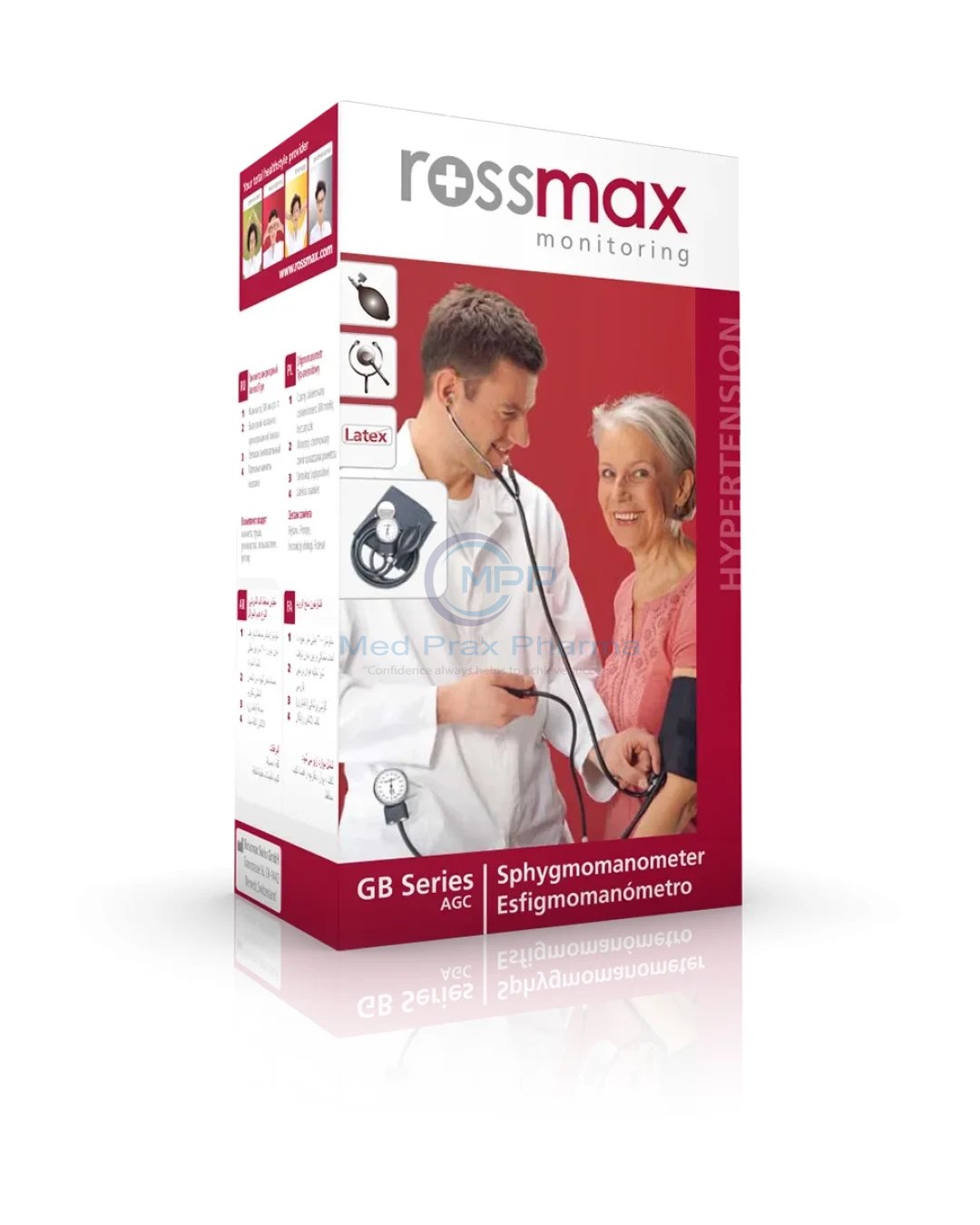 Rossmax GB Series Aneroid Sphygmomanometer with Stethoscope