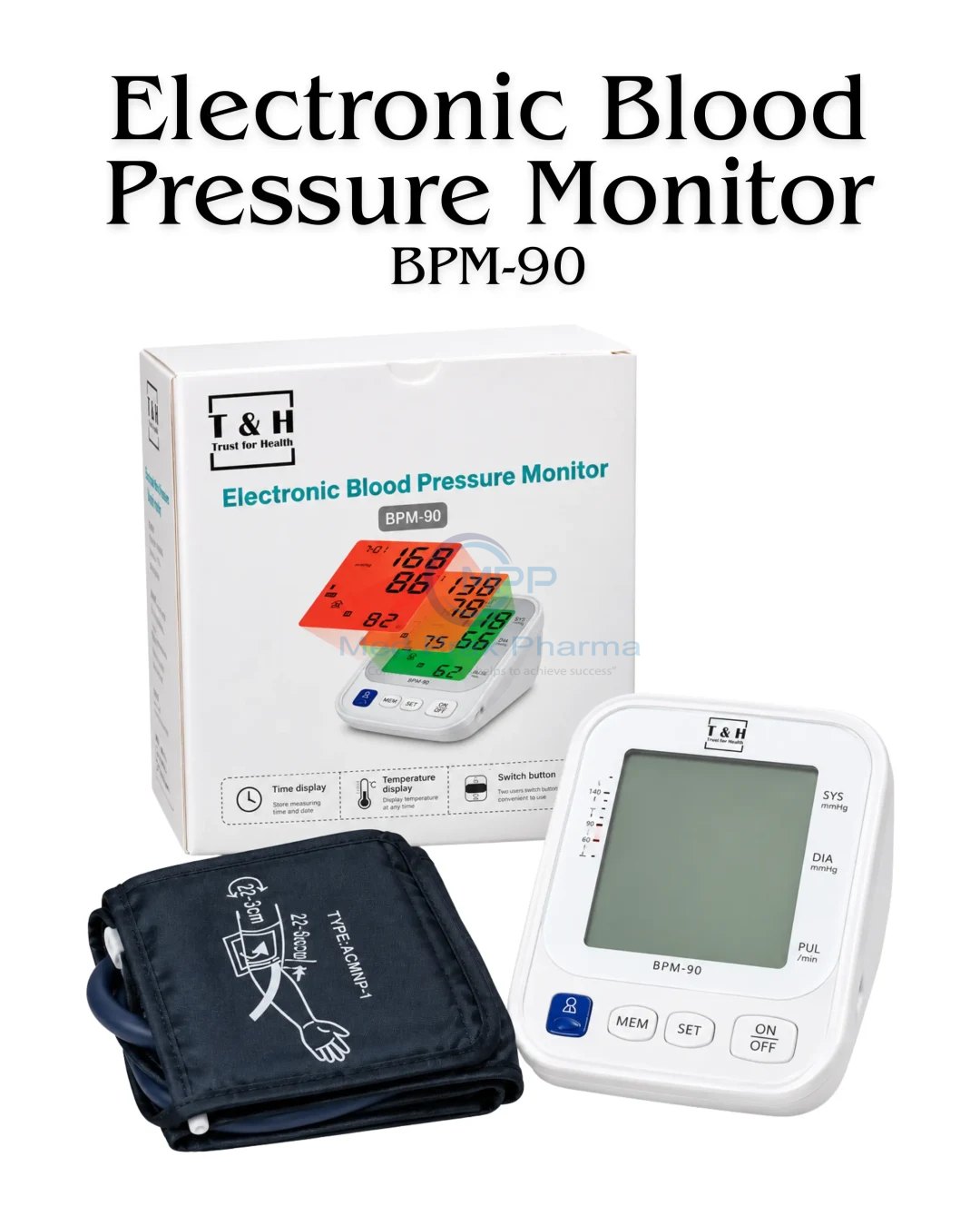 Electronic Blood Pressure Monitor BPM-90