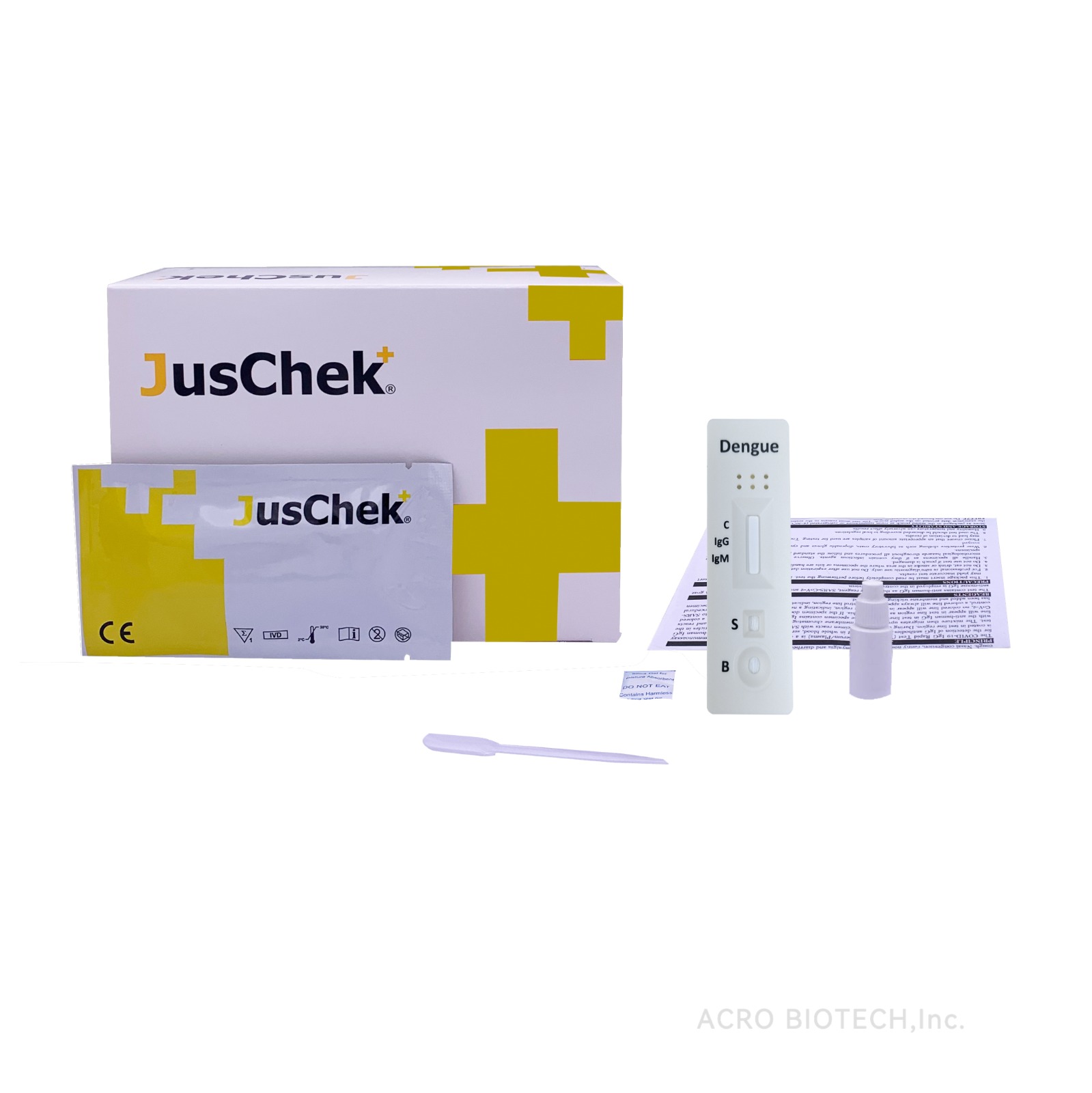 JusChek Dengue NS1 + IgG/IgM Combo Rapid Test Kit