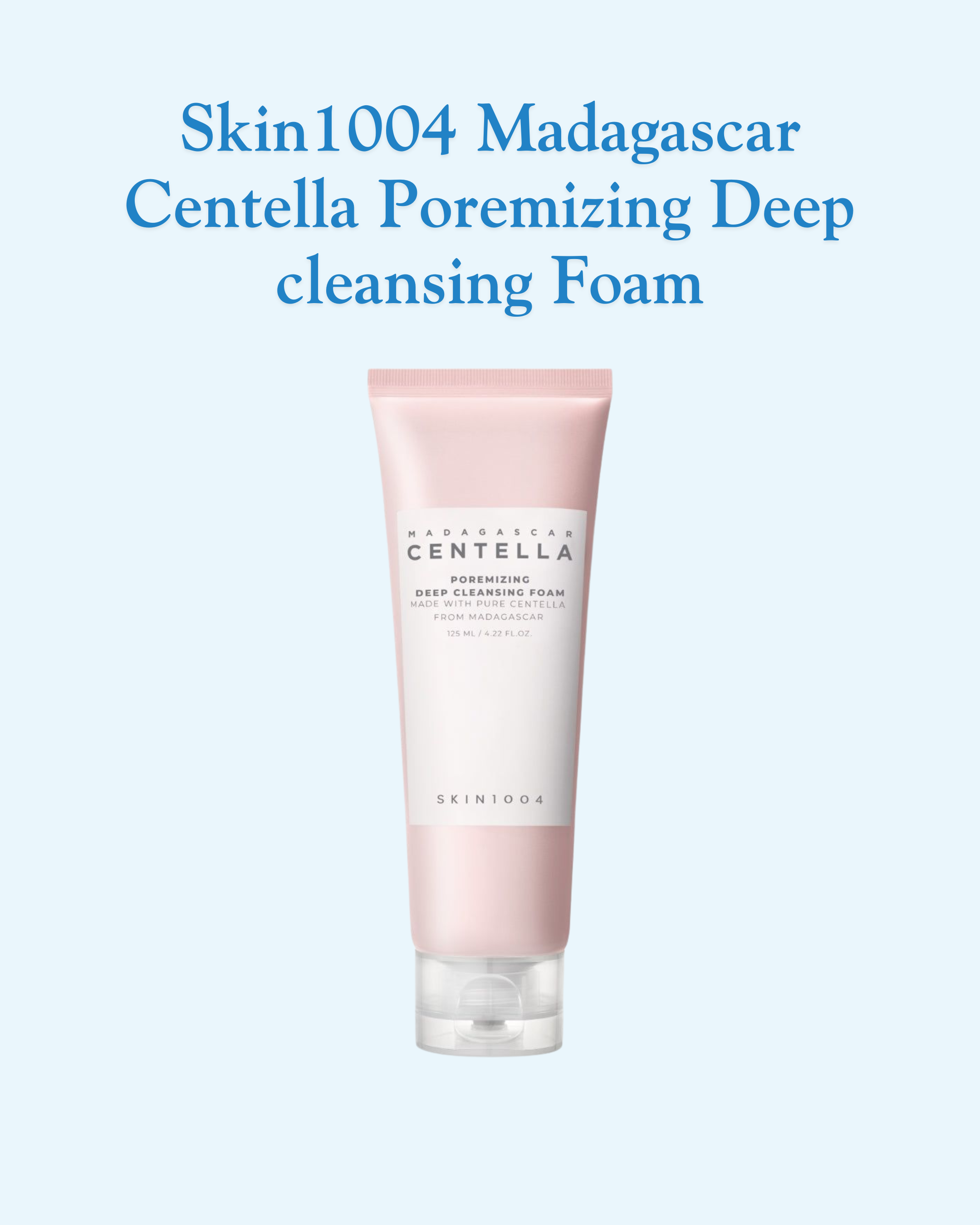 Skin1004 Madagascar Centella Poremizing Deep cleansing Foam 125ml