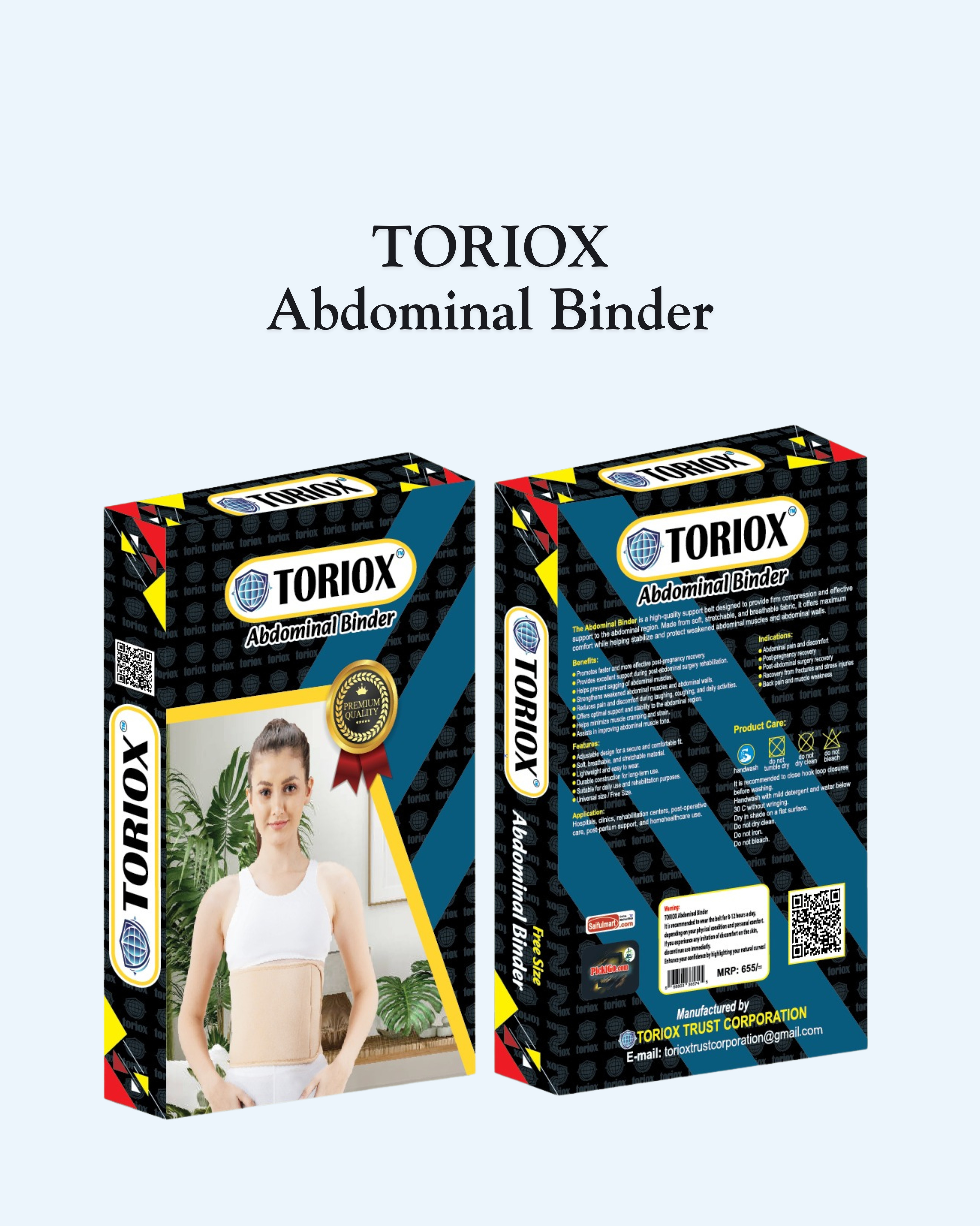 TORIOX Abdominal Binder